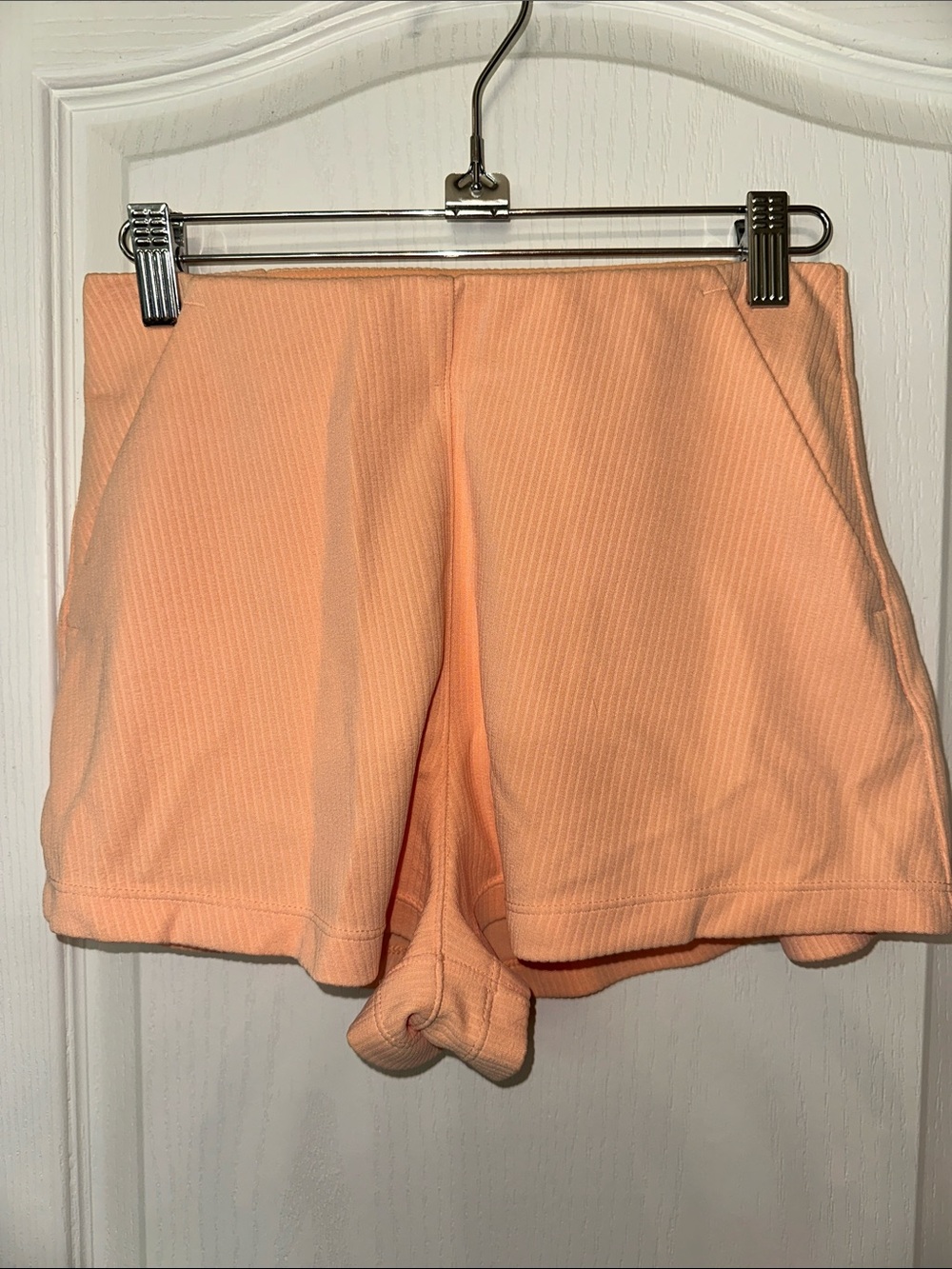 lululemon athletica Peach Ribbed Bike Shorts